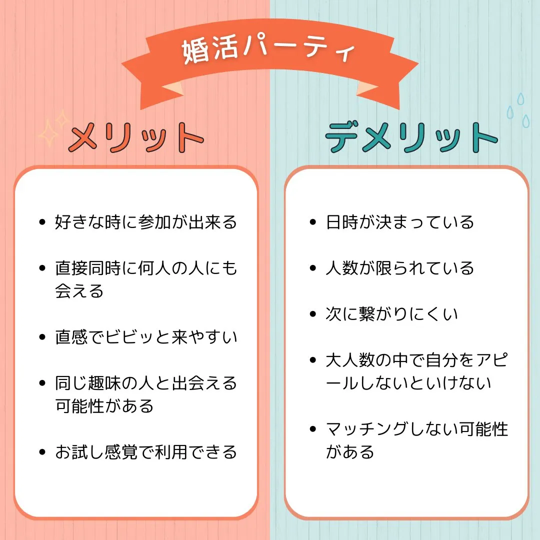 《婚活するなら知っておきたい！》マッチングアプリ・婚活パーテ...