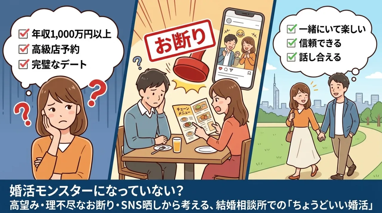 婚活モンスターと高望みの考え方